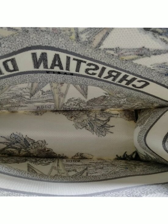 Authentic Christian Dior Book Tote Canvas Cream Luxury Designer - Picture 12 of 16